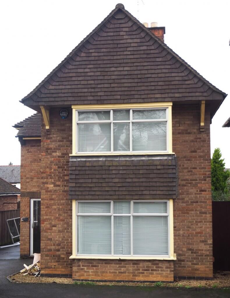 old aluminium windows